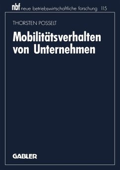 Mobilitätsverhalten von Unternehmen (eBook, PDF) - Posselt, Thorsten