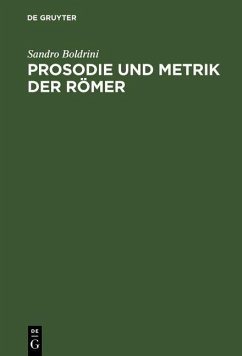 Prosodie und Metrik der Römer (eBook, PDF) - Boldrini, Sandro