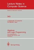 Algebraic and Logic Programming (eBook, PDF)