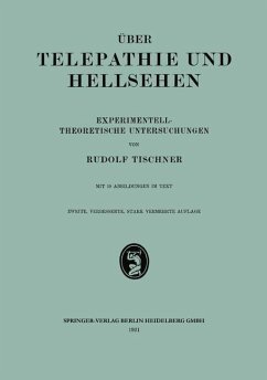 Über Telepathie und Hellsehen (eBook, PDF) - Tischner, Rodulf