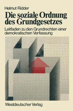 Die soziale Ordnung des Grundgesetzes (eBook, PDF) - Ridder, Helmut