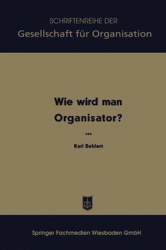 Cover Wie wird man Organisator? (eBook, PDF)