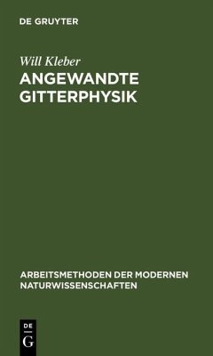 Angewandte Gitterphysik (eBook, PDF) - Kleber, Will