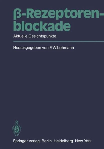 ß-Rezeptorenblockade (eBook, PDF)