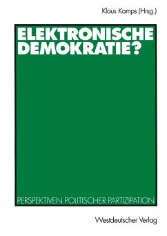 Elektronische Demokratie? (eBook, PDF)