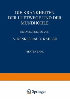 Die Krankheiten der Luftwege und der Mundhöhle (eBook, PDF) - Benjamins, C. E.; Sokolowsky, R.; Streit, H.; Thost, A.; Glas, E.; Hajek, M.; Hofer, G.; Jesionek, A.; Kren, O.; Men?el, K. M.; Meyer, Edmund; Seifert, O.