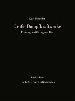 Die Lehre vom Kraftwerksbau (eBook, PDF) - Schröder, Karl
