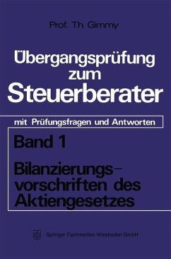 Bilanzierungsvorschriften des Aktiengesetzes (eBook, PDF) - Gimmy, Theodor