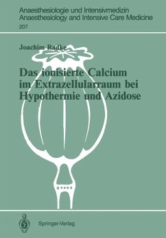 Das ionisierte Calcium im Extrazellularraum bei Hypothermie und Azidose (eBook, PDF) - Radke, Joachim