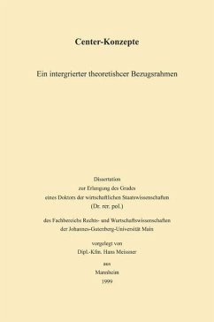 Center-Konzepte (eBook, PDF) - Meissner, Hans