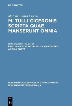 Cover Oratio pro P. Sulla. Oratio pro Archia poeta (eBook, PDF)