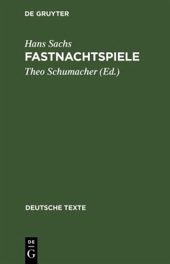 Fastnachtspiele (eBook, PDF) - Sachs, Hans