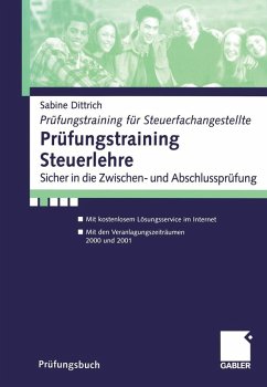 Cover Prüfungstraining Steuerlehre (eBook, PDF)