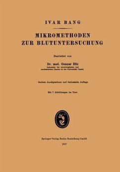 Cover Mikromethoden zur Blutuntersuchung (eBook, PDF)