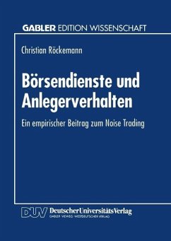 Börsendienste und Anlegerverhalten (eBook, PDF)