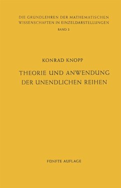 Theorie und Anwendung der Unendlichen Reihen (eBook, PDF) - Knopp, Konrad