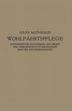 Die Wohlfahrtspflege (eBook, PDF) - Muthesius, Hans