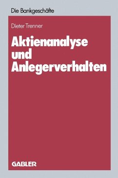 Aktienanalyse und Anlegerverhalten (eBook, PDF) - Trenner, Dieter