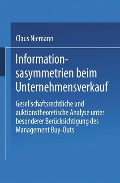 Cover Informationsasymmetrien beim Unternehmensverkauf (eBook, PDF)