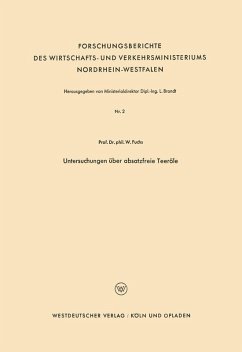 Untersuchungen über absatzfreie Teeröle (eBook, PDF) - Fuchs, Walter Maximilian