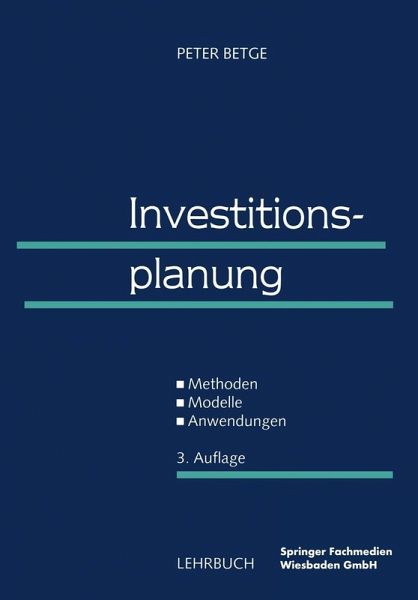 Investitionsplanung (eBook, PDF)