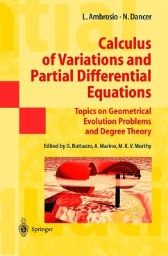 Calculus of Variations and Partial Differential Equations (eBook, PDF) - Ambrosio, Luigi; Dancer, Norman