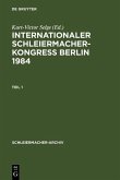 Internationaler Schleiermacher-Kongreß Berlin 1984 (eBook, PDF)