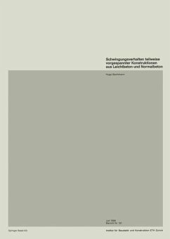 Cover Schwingungsverhalten teilweise vorgespannter Konstruktionen aus Leichtbeton und Normalbeton (eBook, PDF)