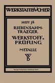 Werkstoffprüfung (Metalle) (eBook, PDF)