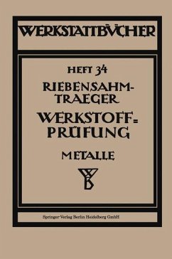 Cover Werkstoffprüfung (Metalle) (eBook, PDF)