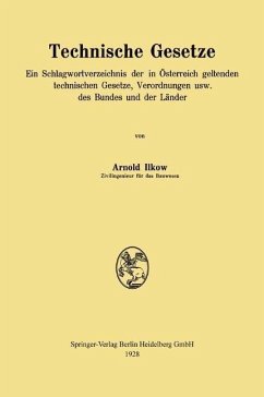 Technische Gesetze (eBook, PDF) - Ilkow, Arnold