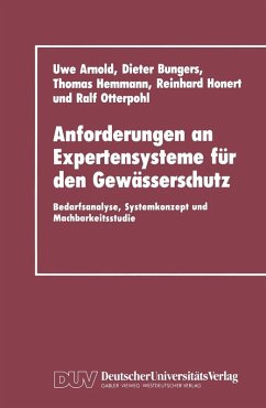 Cover Anforderungen an Expertensysteme für den Gewässerschutz (eBook, PDF)