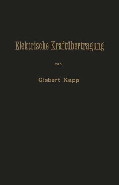 Elektrische Kraftübertragung (eBook, PDF)