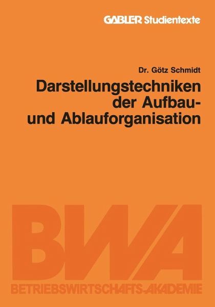 Darstellungstechniken der Aufbau- und Ablauforganisation (eBook, PDF) Darstellungstechniken der Aufbau- und Ablauforganisation (eBook, PDF)