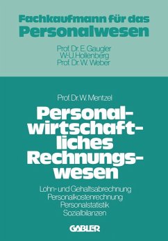 Personalwirtschaftliches Rechnungswesen (eBook, PDF) - Mentzel, Wolfgang