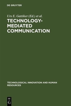 Cover Technology-Mediated Communication (eBook, PDF)