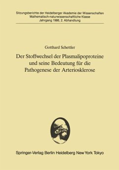 Der Stoffwechsel der Plasmalipoproteine und seine Bedeutung für die Pathogenese der Arteriosklerose (eBook, PDF) - Schettler, Gotthard