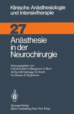 Cover Anästhesie in der Neurochirurgie (eBook, PDF)