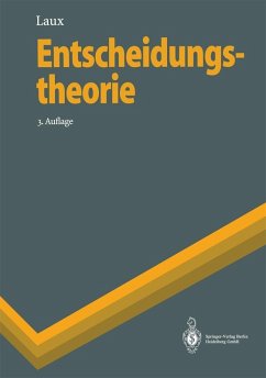 Entscheidungstheorie (eBook, PDF) - Laux, Helmut