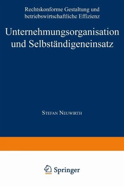 Cover Unternehmungsorganisation und Selbständigeneinsatz (eBook, PDF)