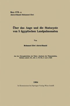 Über das Auge und die Statocyste von 5 ägyptischen Landpulmonaten (eBook, PDF) - Abd-el-Hamid, Mohamed Elwi