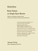 Basic Values on Single Span Beams (eBook, PDF)
