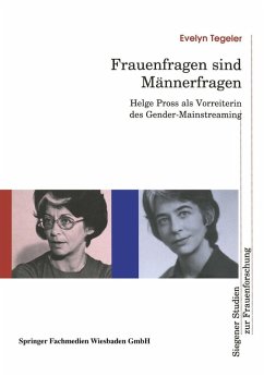 Frauenfragen sind Männerfragen (eBook, PDF) - Tegeler, Evelyn