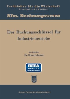 Cover Der Buchungsschlüssel für Industriebetriebe (eBook, PDF)
