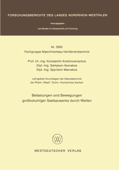 Belastungen und Bewegungen großvolumiger Seebauwerke durch Wellen (eBook, PDF) - Kokkinowrachos, Konstantin