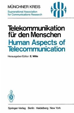 Cover Telekommunikation für den Menschen / Human Aspects of Telecommunication (eBook, PDF)