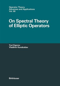On Spectral Theory of Elliptic Operators (eBook, PDF) - Egorov, Yuri V.; Kondratiev, Vladimir A.