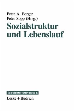 Cover Sozialstruktur und Lebenslauf (eBook, PDF)