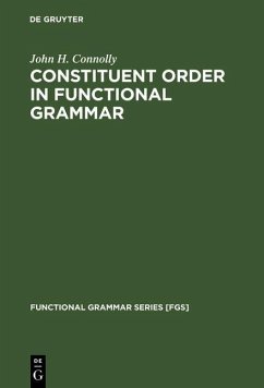 Cover Constituent Order in Functional Grammar (eBook, PDF)
