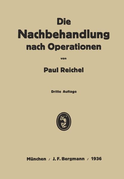Die Nachbehandlung nach Operationen (eBook, PDF) Die Nachbehandlung nach Operationen (eBook, PDF)